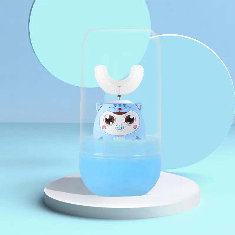 Children's U-Shaped Electric Toothbrush with Silicone Head
