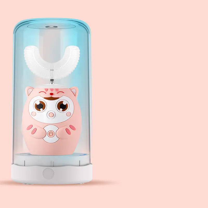 Children's U-Shaped Electric Toothbrush with Silicone Head