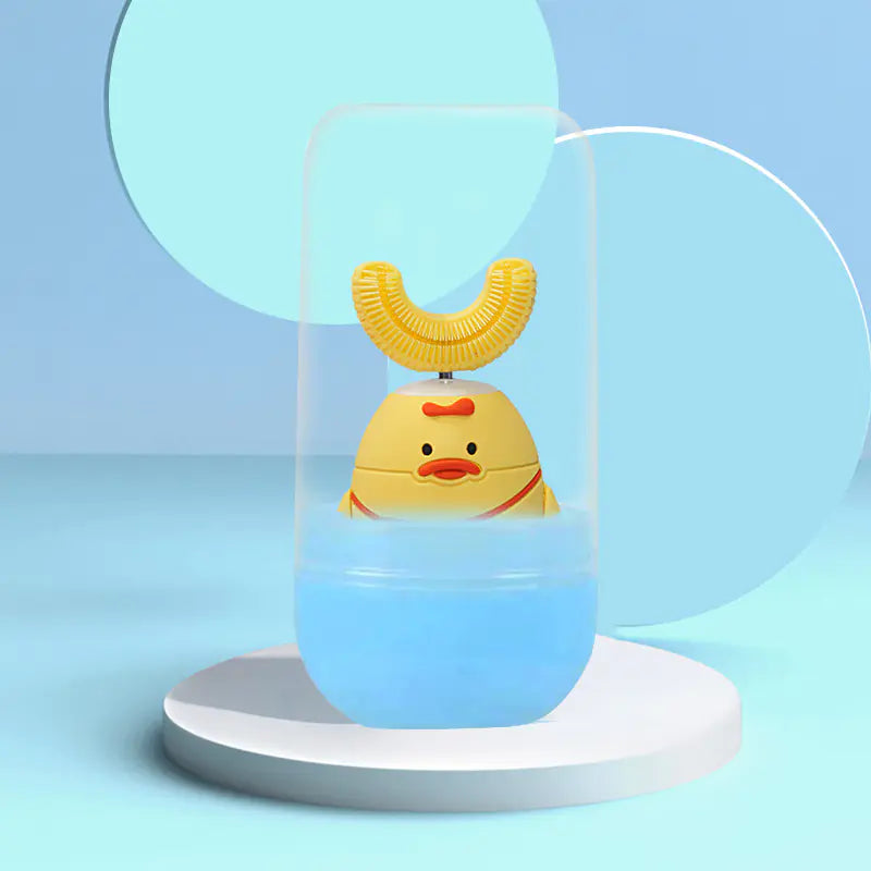 Children's U-Shaped Electric Toothbrush with Silicone Head