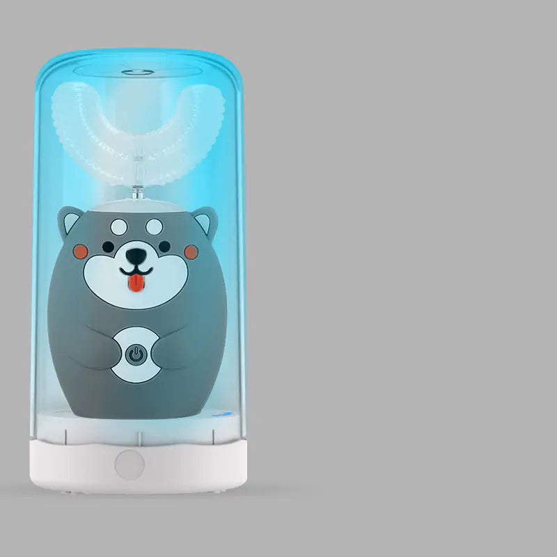 Children's U-Shaped Electric Toothbrush with Silicone Head