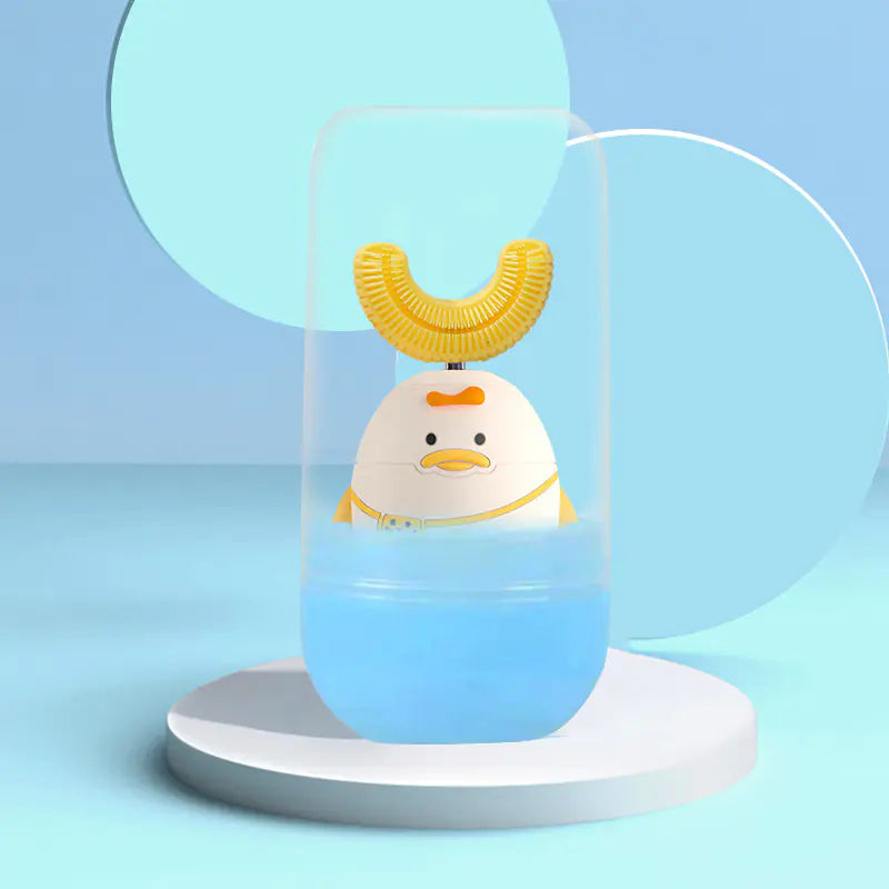 Children's U-Shaped Electric Toothbrush with Silicone Head