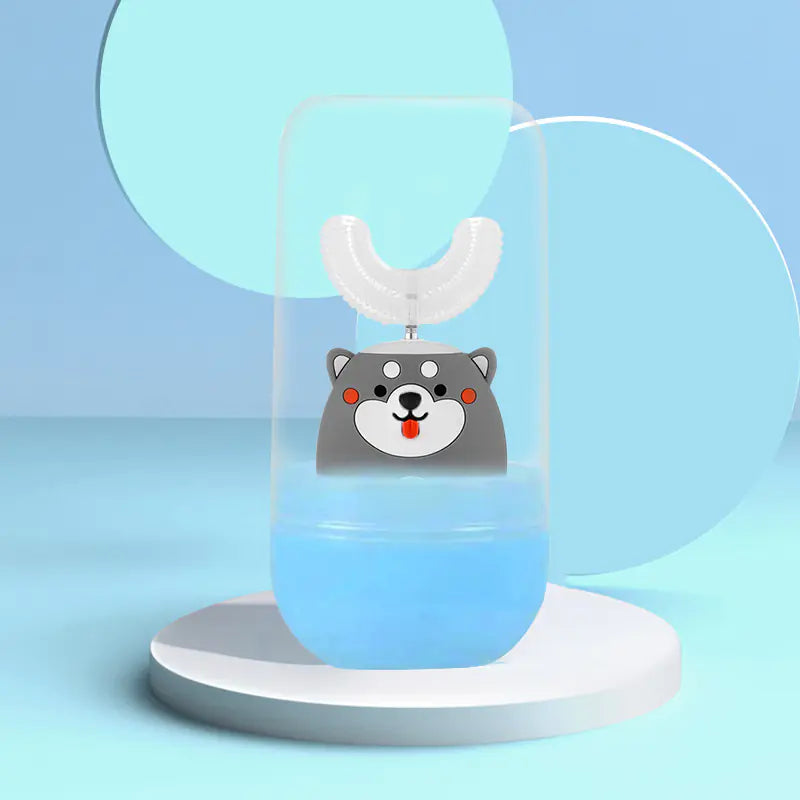 Children's U-Shaped Electric Toothbrush with Silicone Head