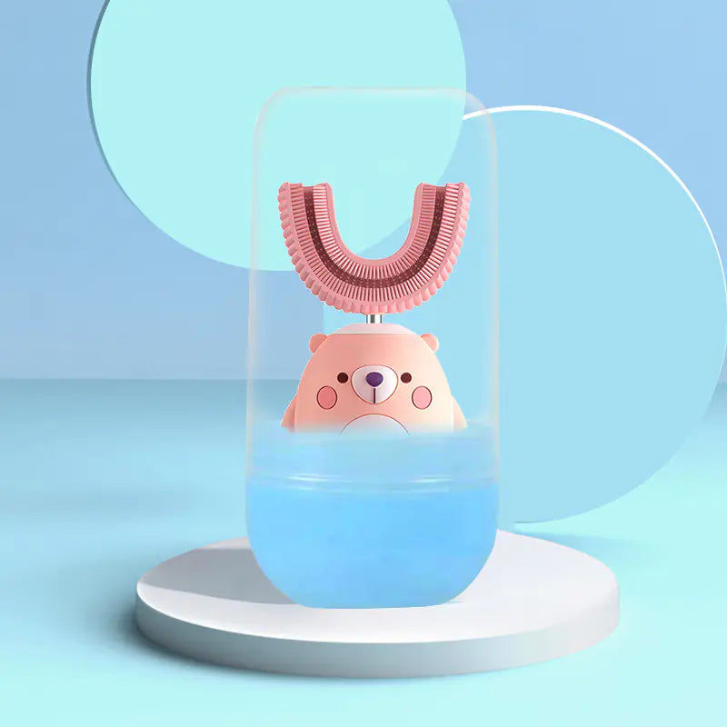 Children's U-Shaped Electric Toothbrush with Silicone Head