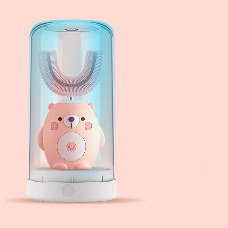 Children's U-Shaped Electric Toothbrush with Silicone Head